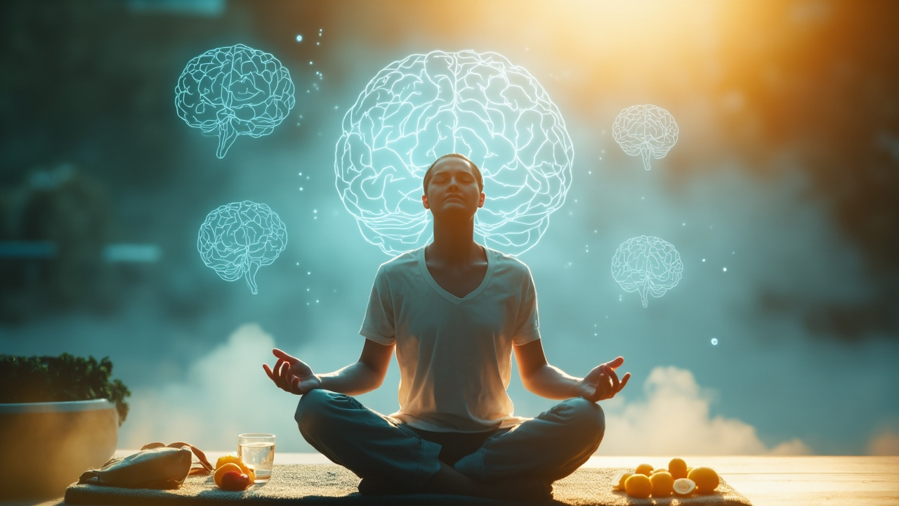 Mental clarity and brain health optimization tips infographic