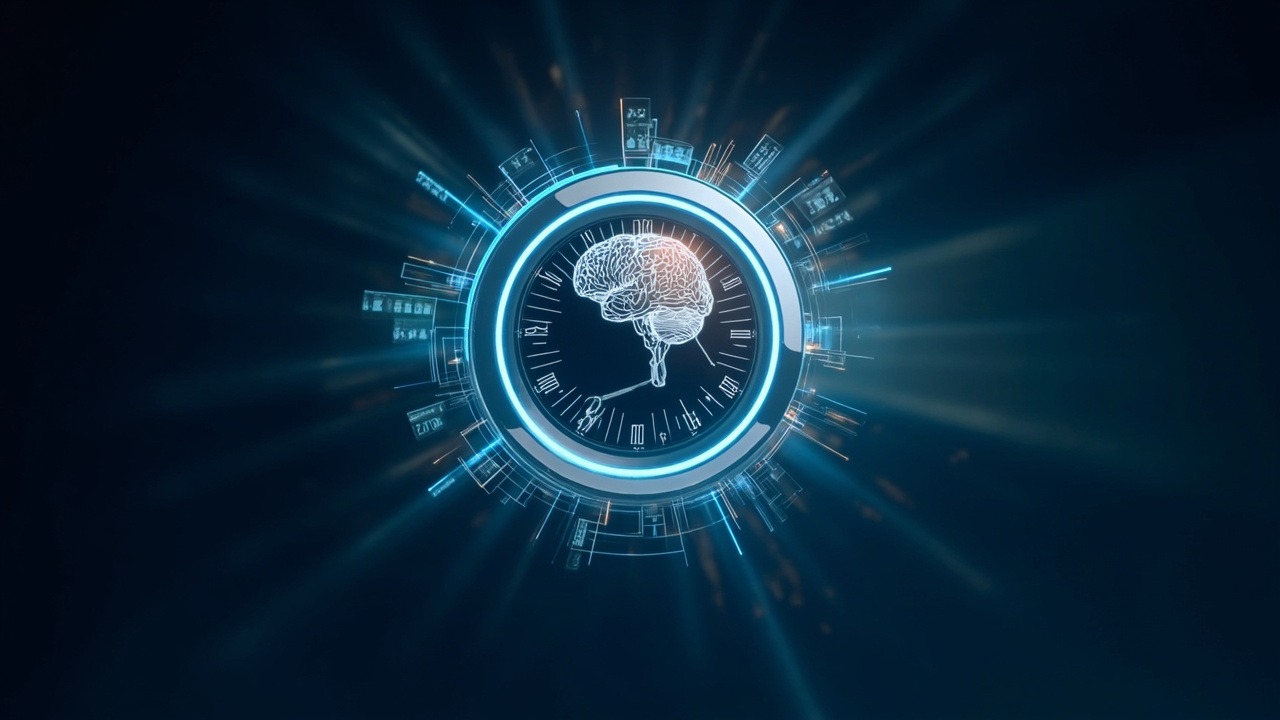 AI death clock interface showing predictive analytics dashboard with health metrics and lifespan calculations