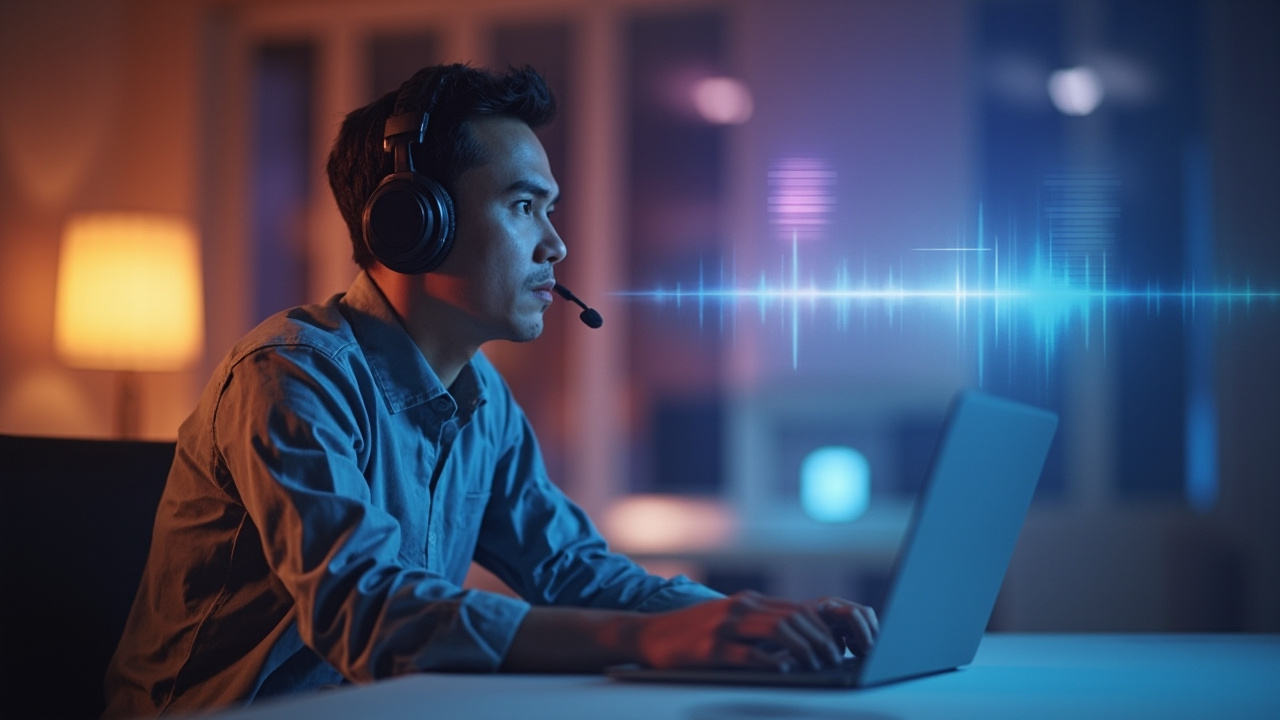 Binaural beats visualization showing brain wave patterns and frequency ranges for deep work and focus
