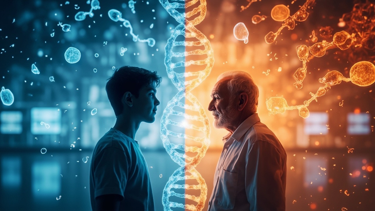 Essential biomarkers of aging tests showing cellular health measurements