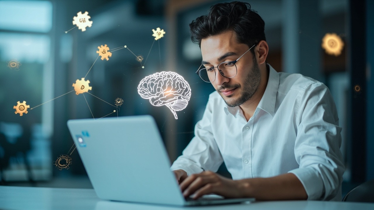 Person taking an online IQ test on computer showing various cognitive assessment questions and scoring interface