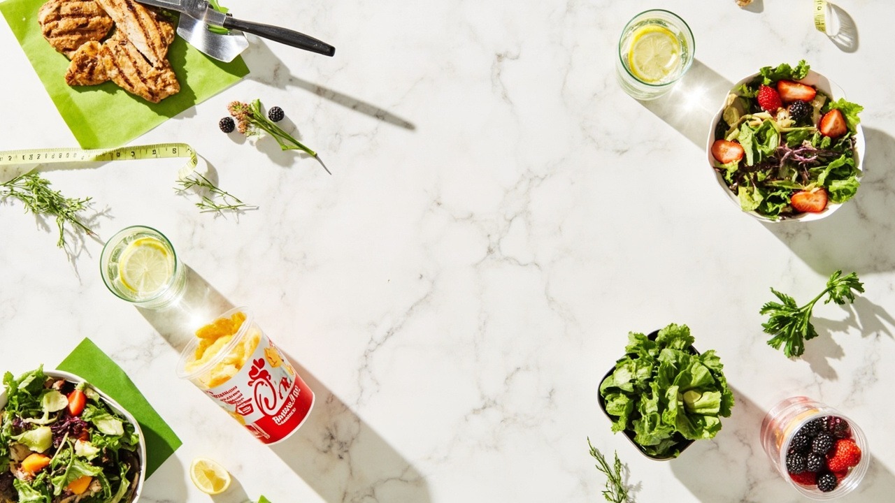 Nutritious Chick-fil-A grilled chicken options with fresh vegetables and healthy sides