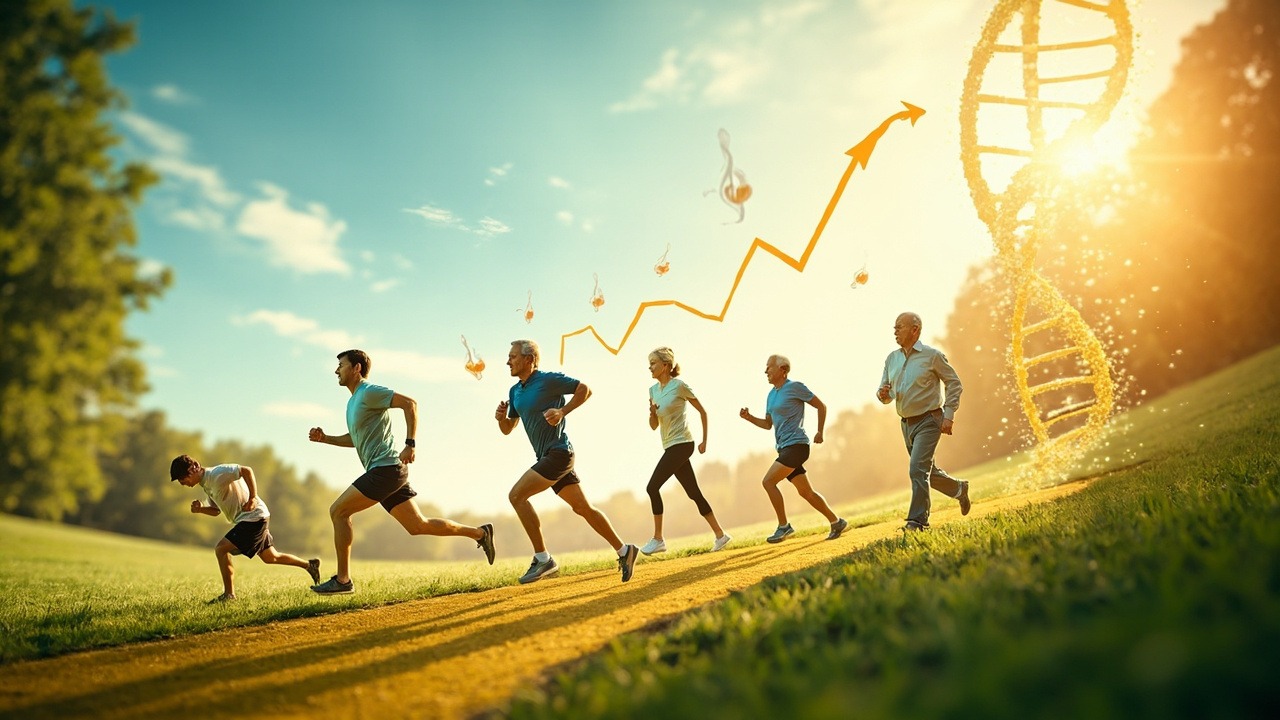 Person exercising outdoors showing optimal workout duration for longevity