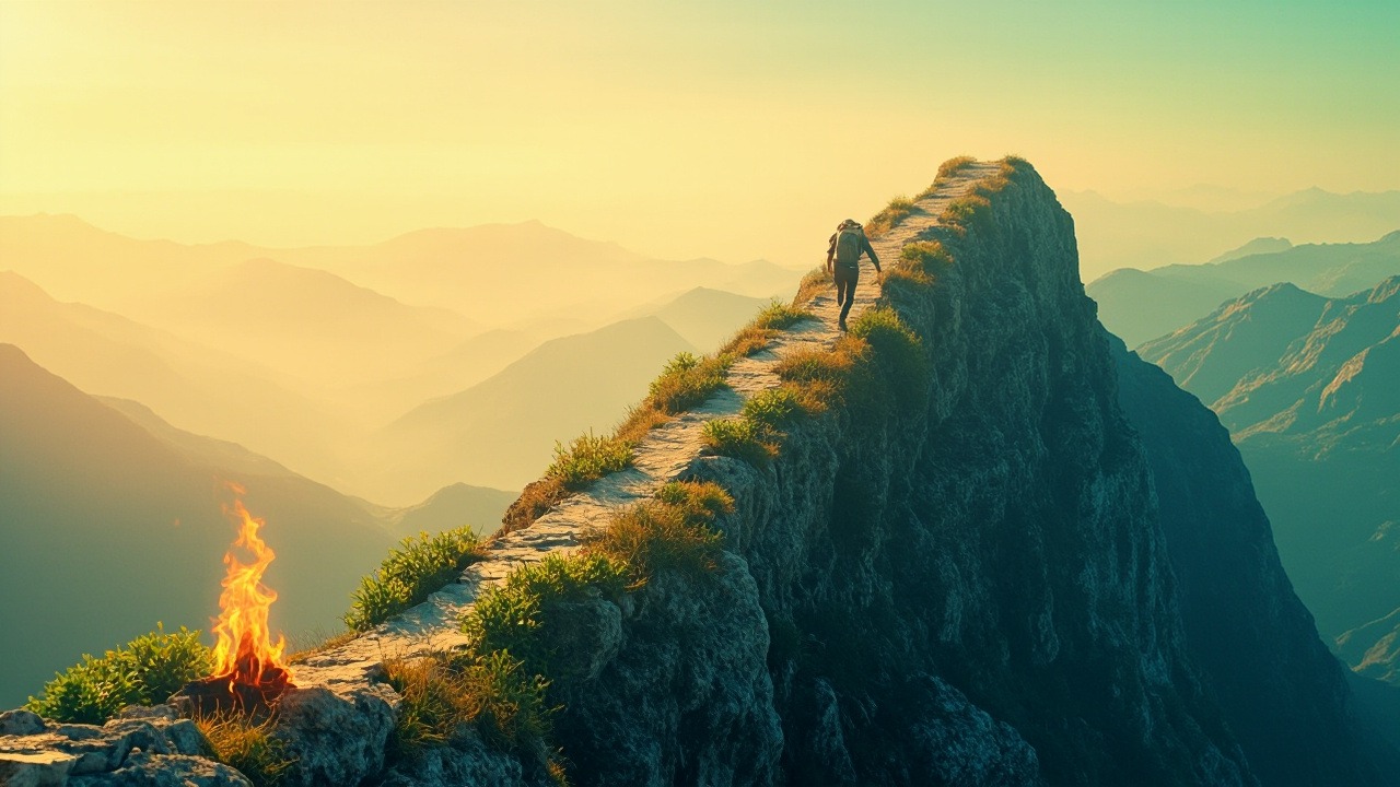 Person maintaining sustainable motivation through balanced work and rest cycles