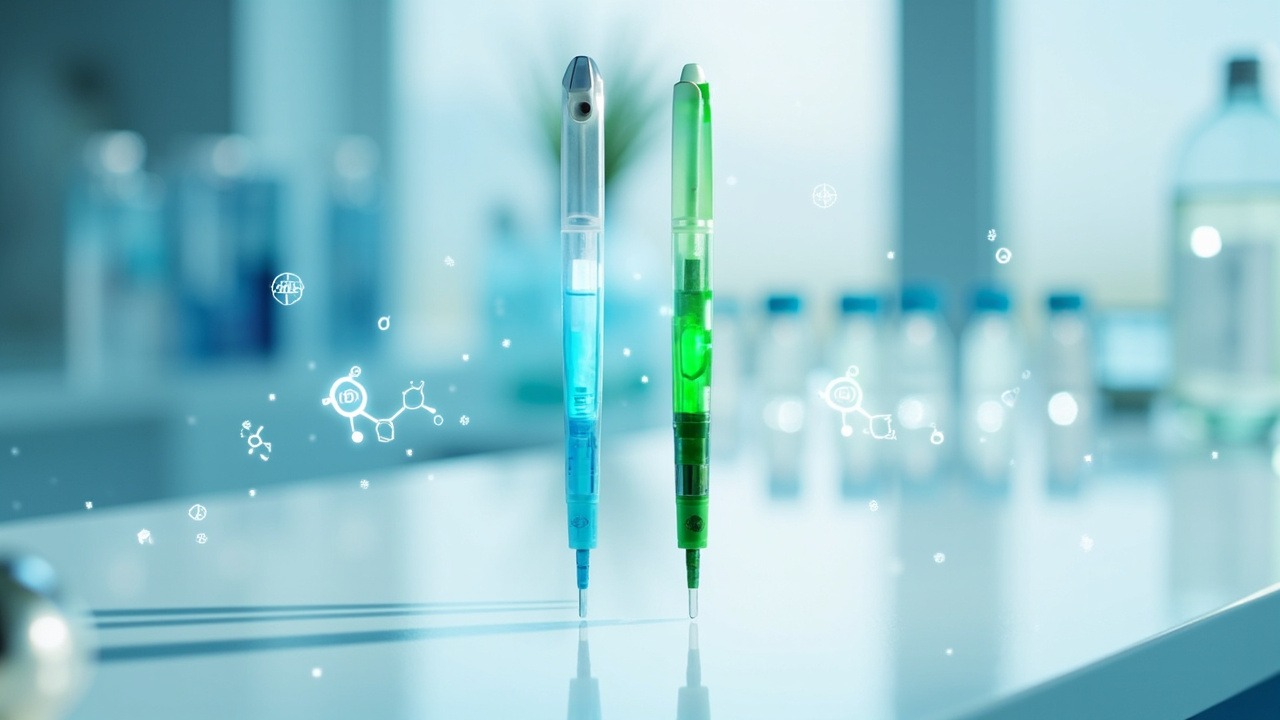 Comparison chart showing liraglutide vs semaglutide benefits and side effects