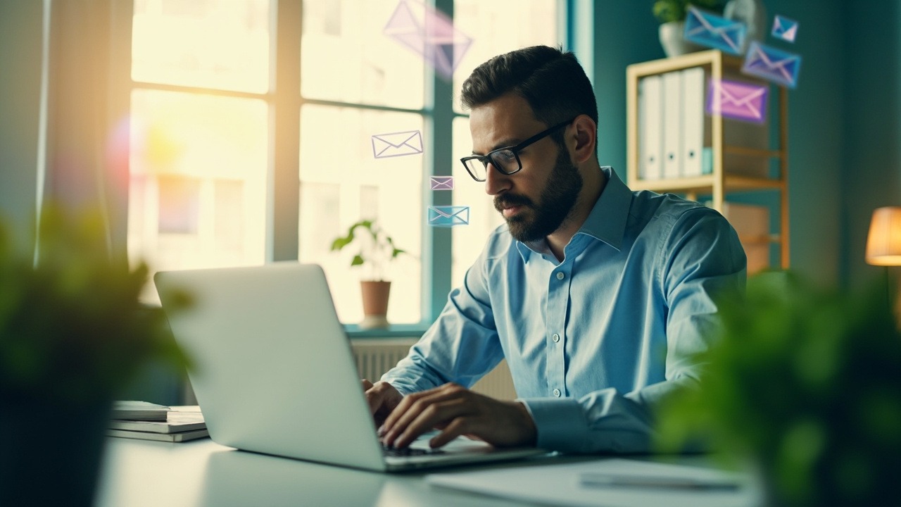Personne concentrée pratiquant le single-tasking productivity dans un environnement de travail organisé