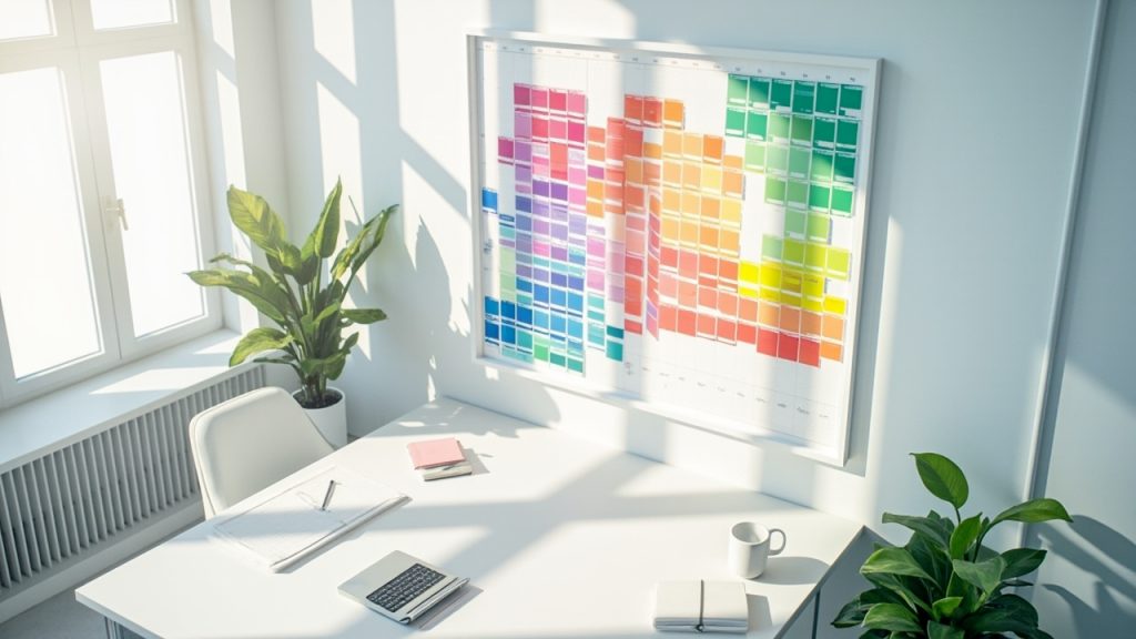 calendar color coding.
