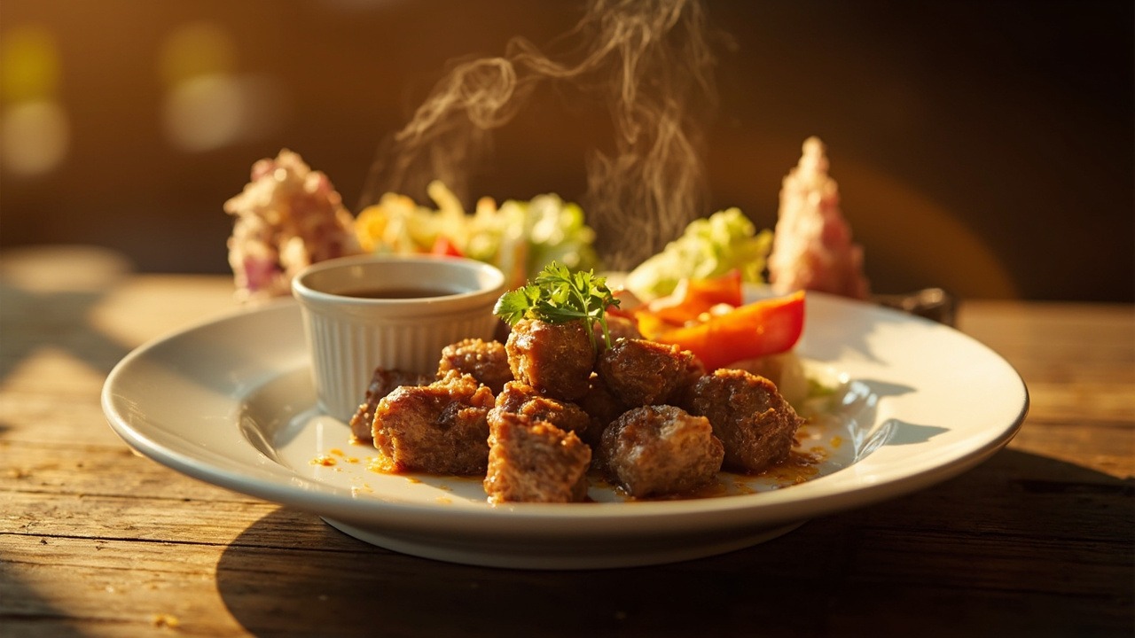 Arby's steak bites preparation and serving